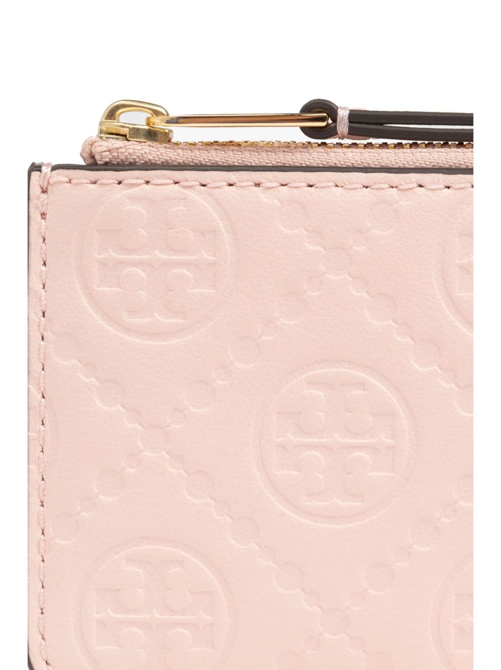 Shop Tory Burch Leather Wallet In 粉色