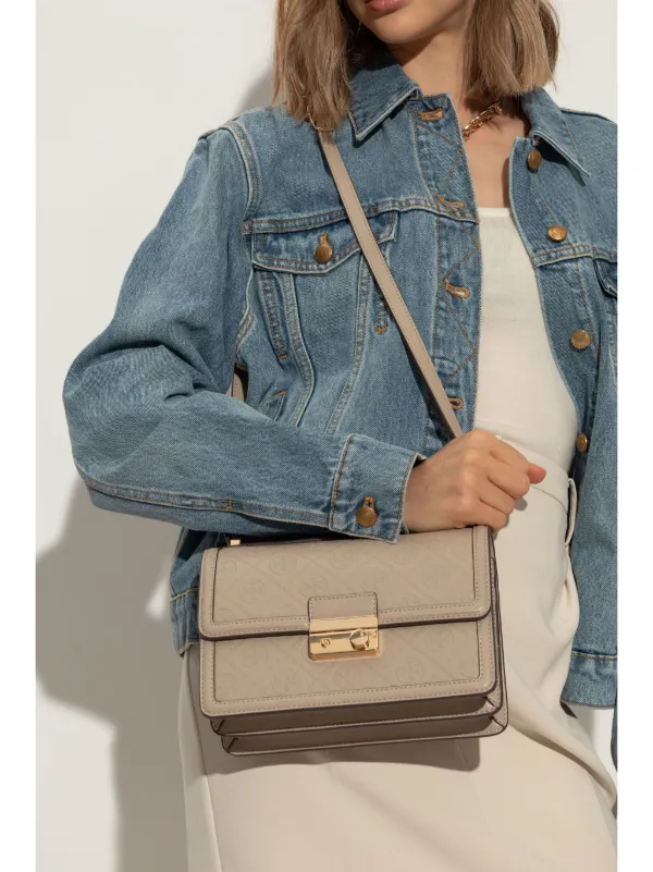 Tory burch leather shoulder bag sales
