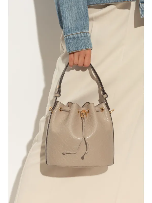 Tory Burch ロゴ バケットバッグ | ニュートラル | FARFETCH JP