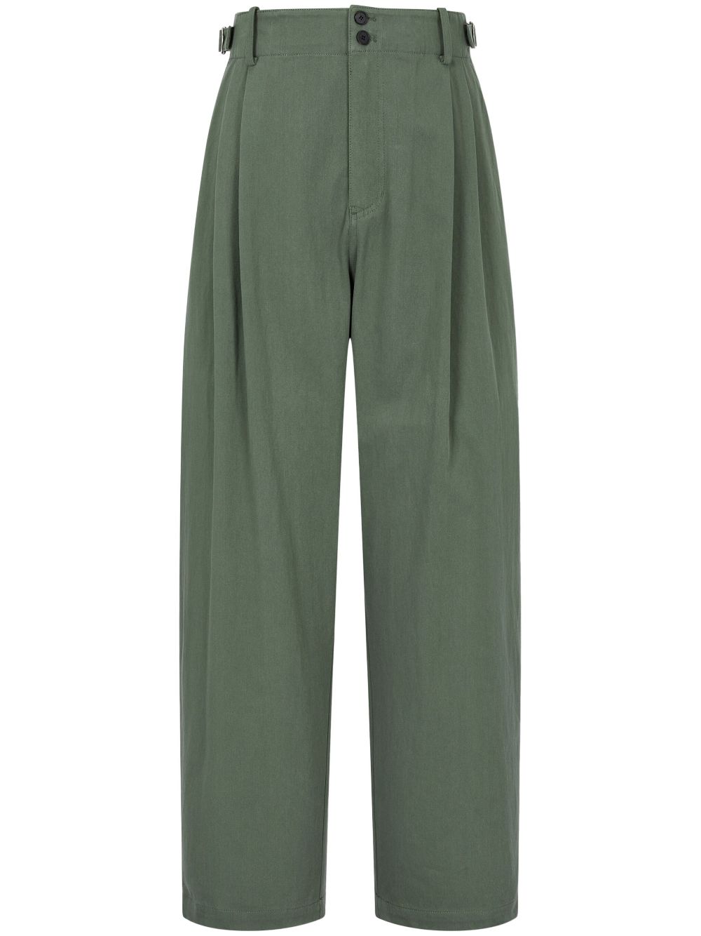 STUDIO TOMBOY cotton chino trousers - Green