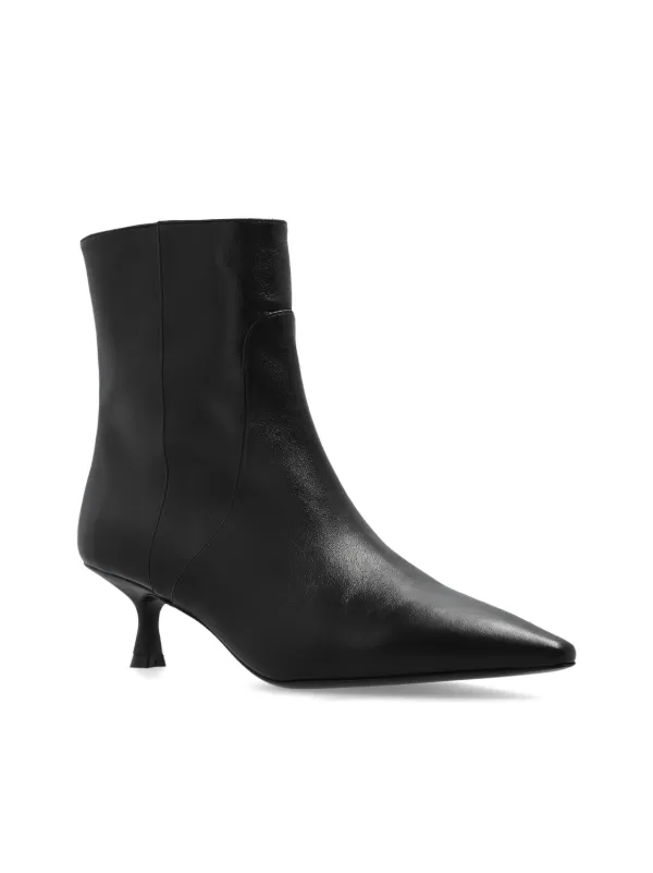 Stuart Weitzman Black sale Heeled Ankle Boots