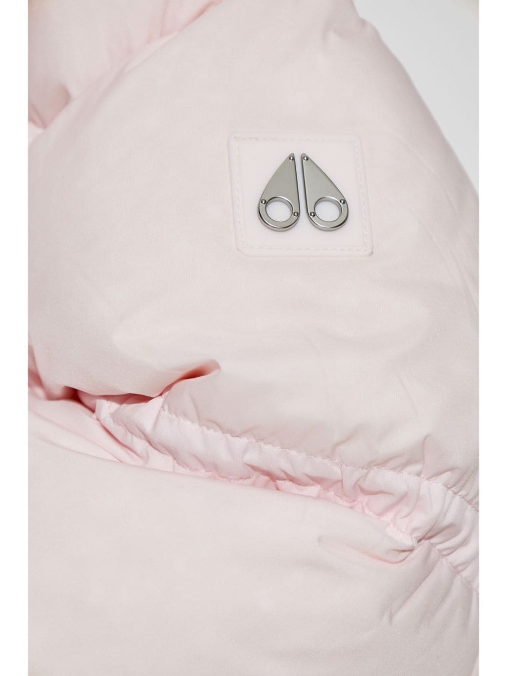 Shop Moose Knuckles Logo-patch Puffer Jacket In Pink