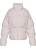 Moose Knuckles logo-patch puffer jacket - Pink