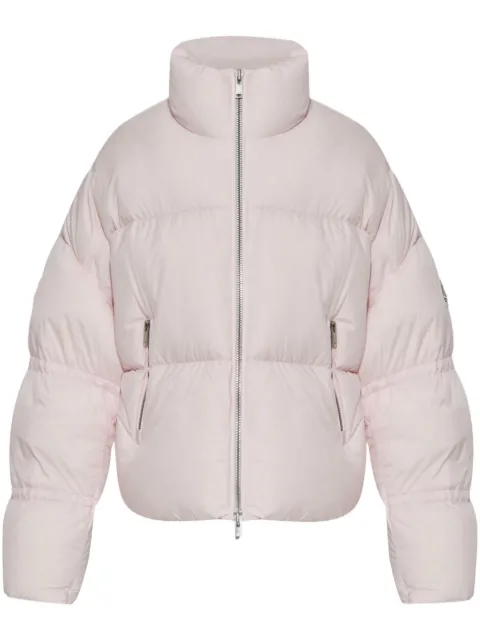 Moose Knuckles logo-patch puffer jacket