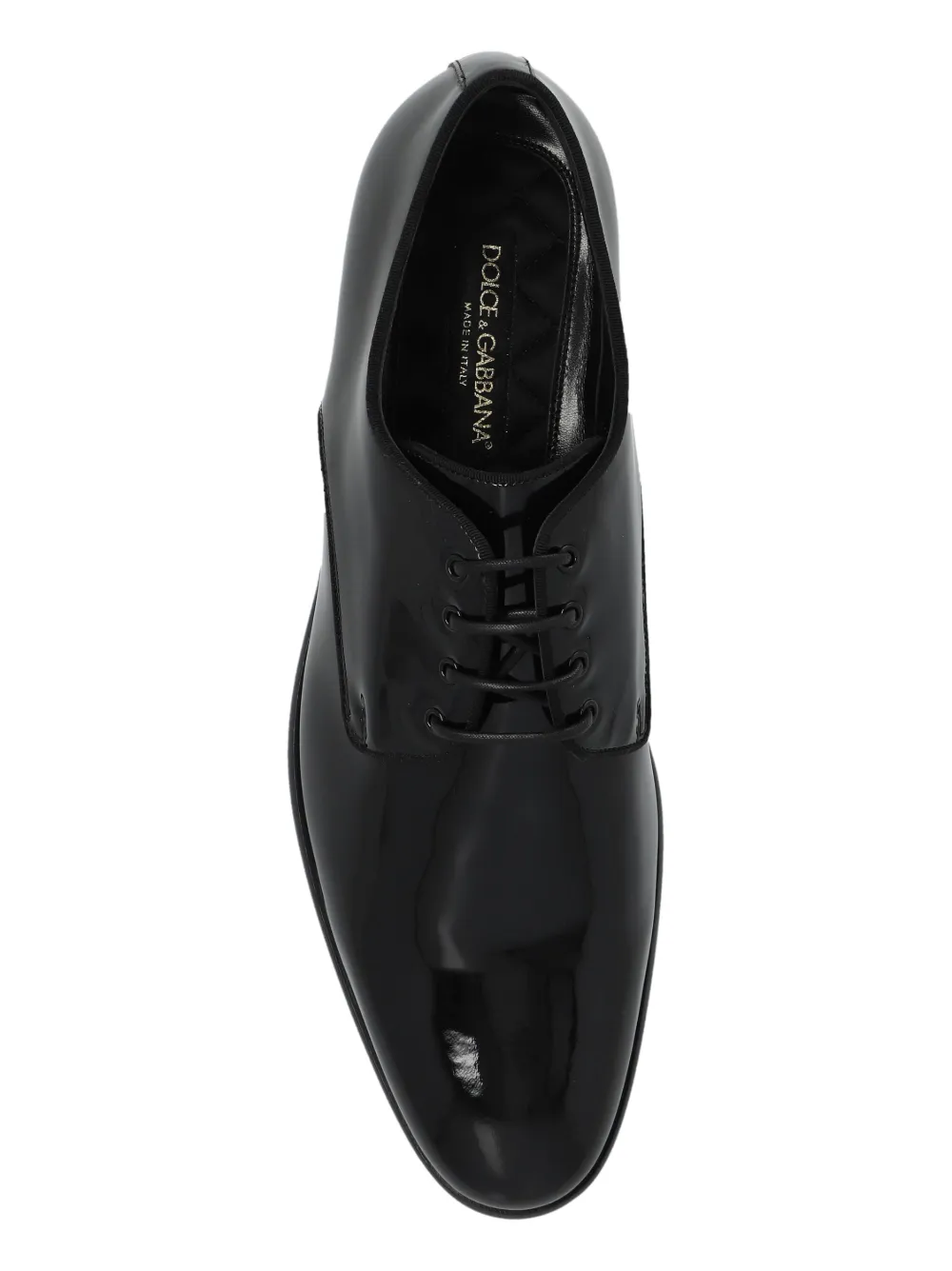 Dolce & Gabbana Green Sequin Raffaello Derby Shoes Size 11 Made In Italy Dolce & Gabbana Calfskin Derby Shoes | Black | FARFETCH main image 4
