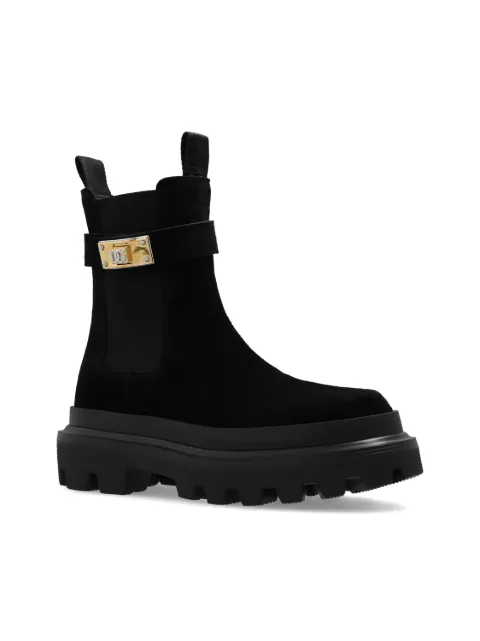 Dolce & Gabbana logo-plaque Chelsea boots CT1002AS915 - 3