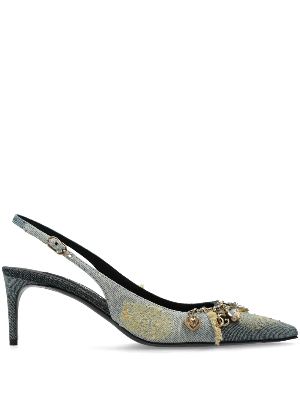 Dolce & Gabbana 65mm embellished pumps Blue