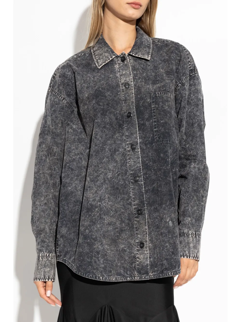 Alexander Wang Blouse met acid-wassing Grijs