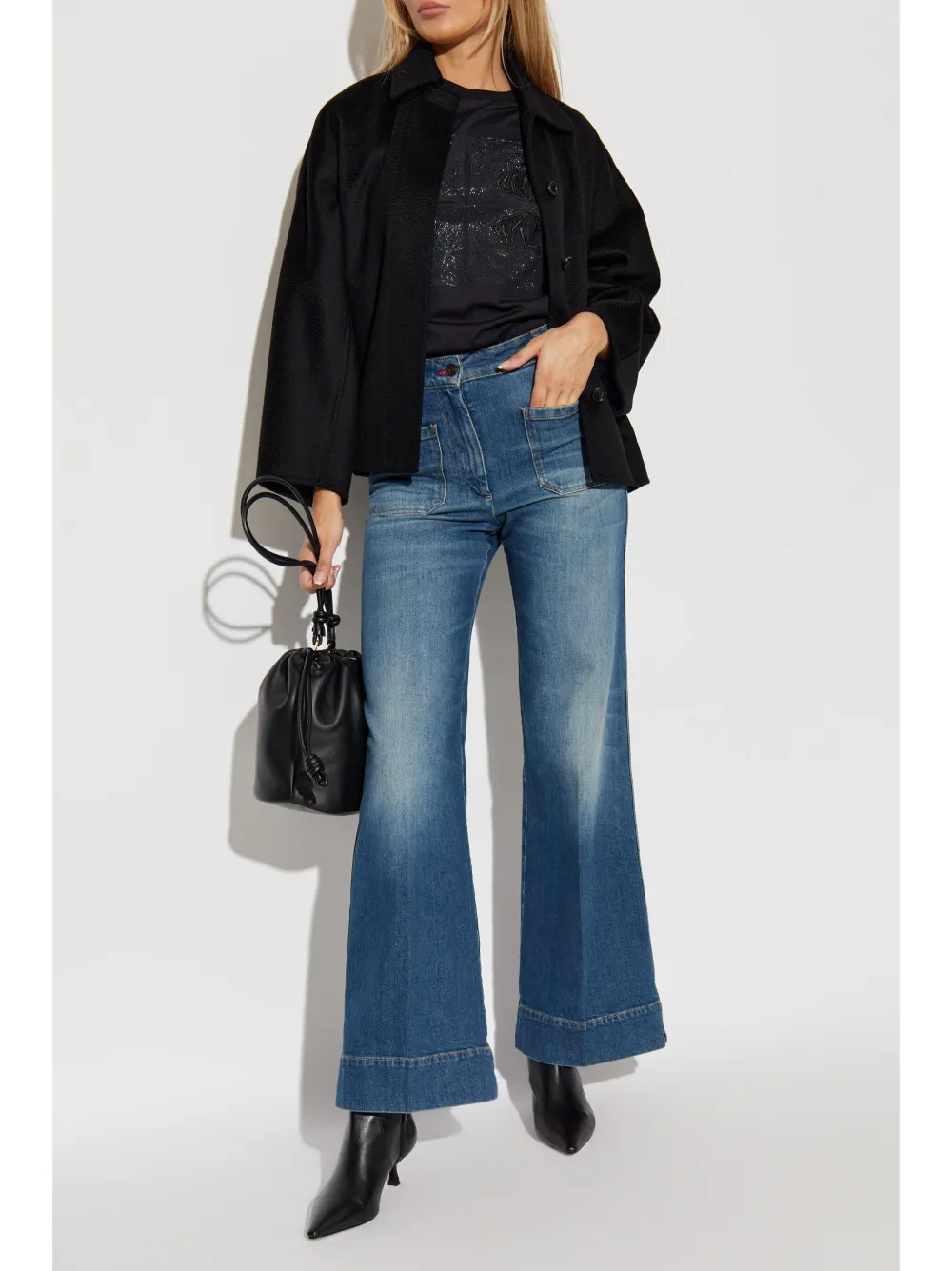 Max Mara Farad T-shirt - Zwart
