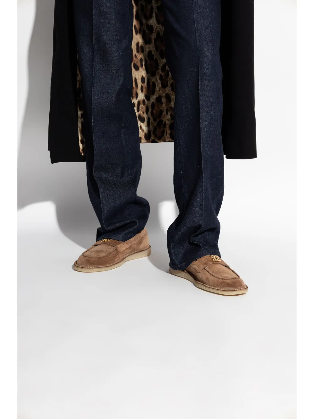 Dolce & Gabbana Leren loafers - Bruin