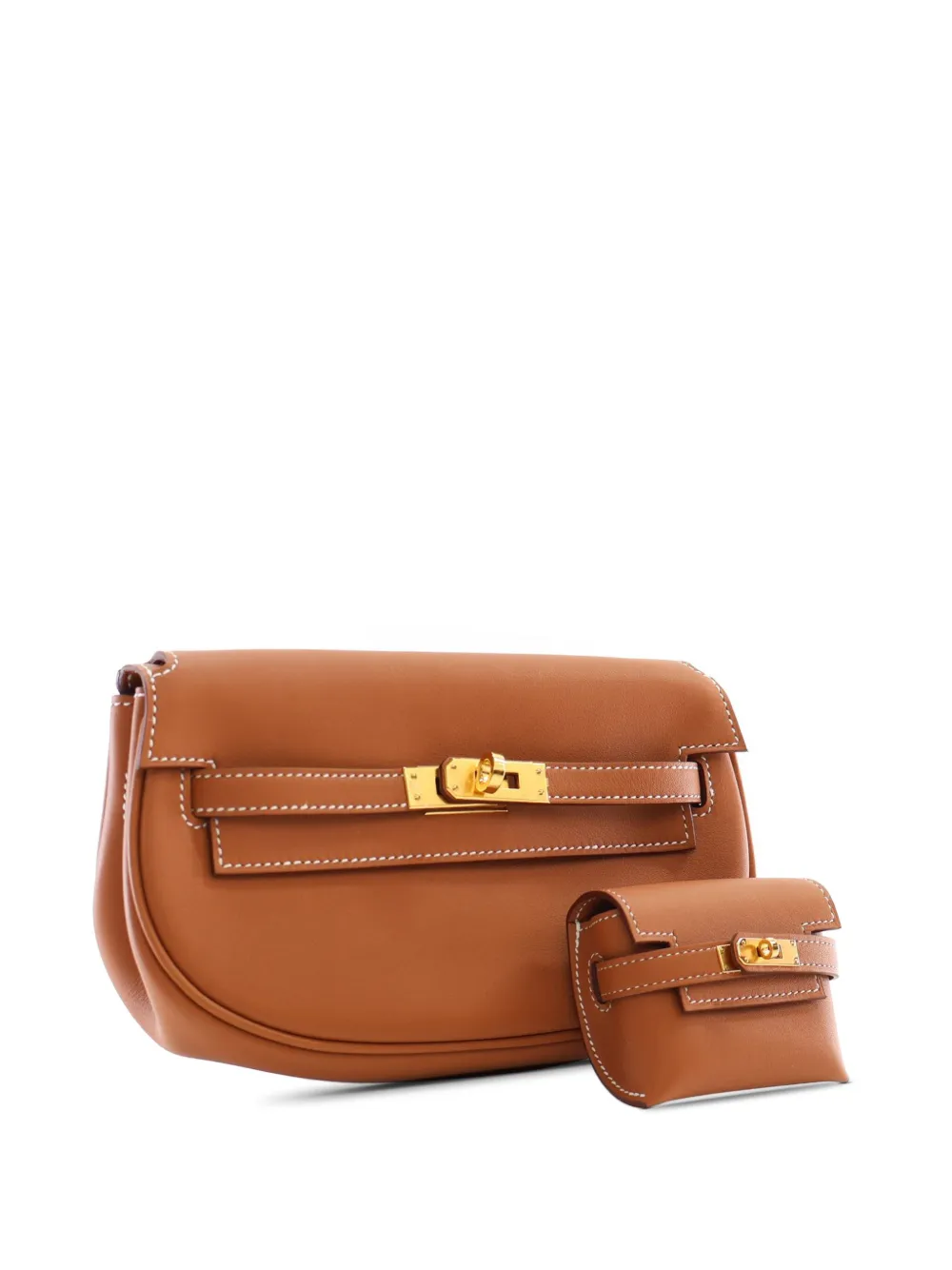 Hermès PreOwned 2023 Swift Kelly Moove Crossbody Bag Brown FARFETCH