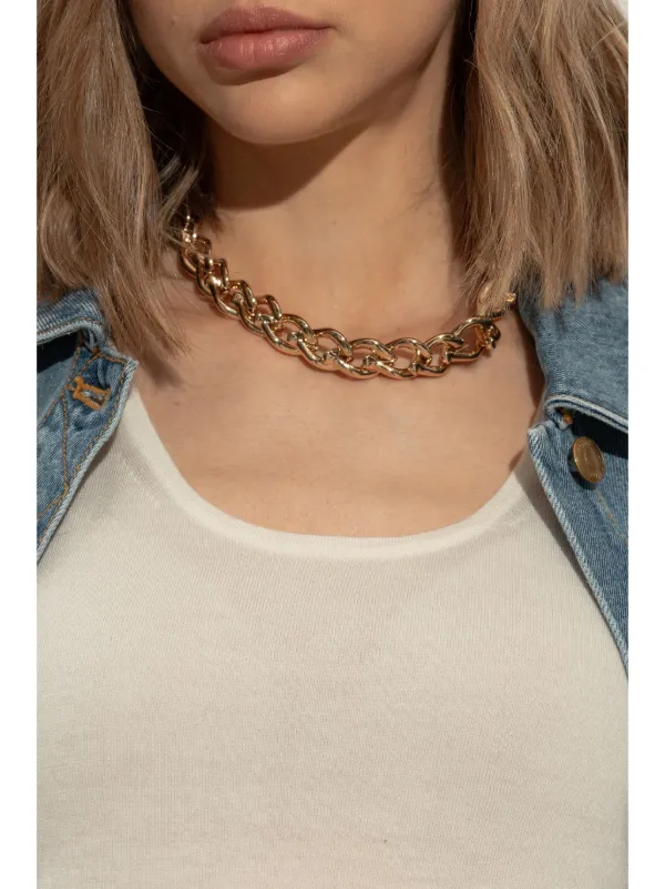 Tory Burch Wishbone チェーンネックレス | ゴールドトーン | FARFETCH JP