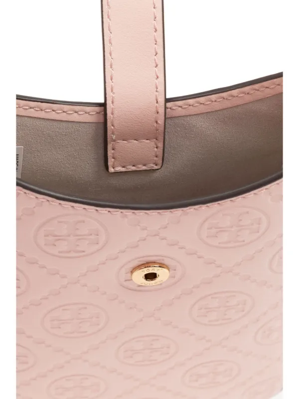 激レア北米限定色★Tory BurchピンクT MONOGRAMミニトートバッグ 激レア北米限定色☆Tory BurchピンクT MONOGRAMミニトートバッグ