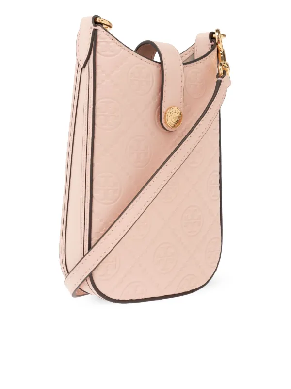 ショルダーバッグ・ポシェット Tory Burch   Shoulder Bags Women Leather Pink/Brown Tory Burch Robinson Spazzolato Convertible Shoulder Bag