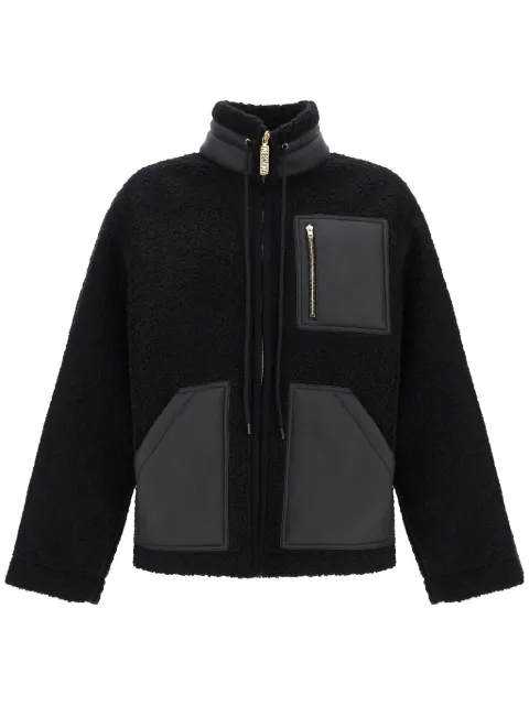 Moschino shearling padded coat