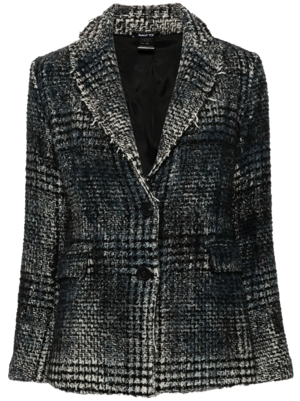 Avant Toi Tweed jack Blauw