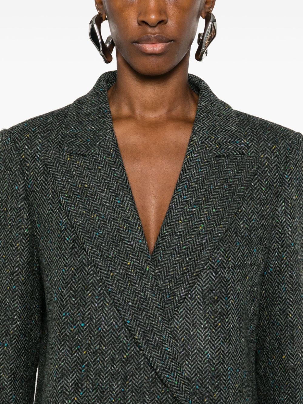 Shop Blazé Milano Miska Everynight Blazer In Grey