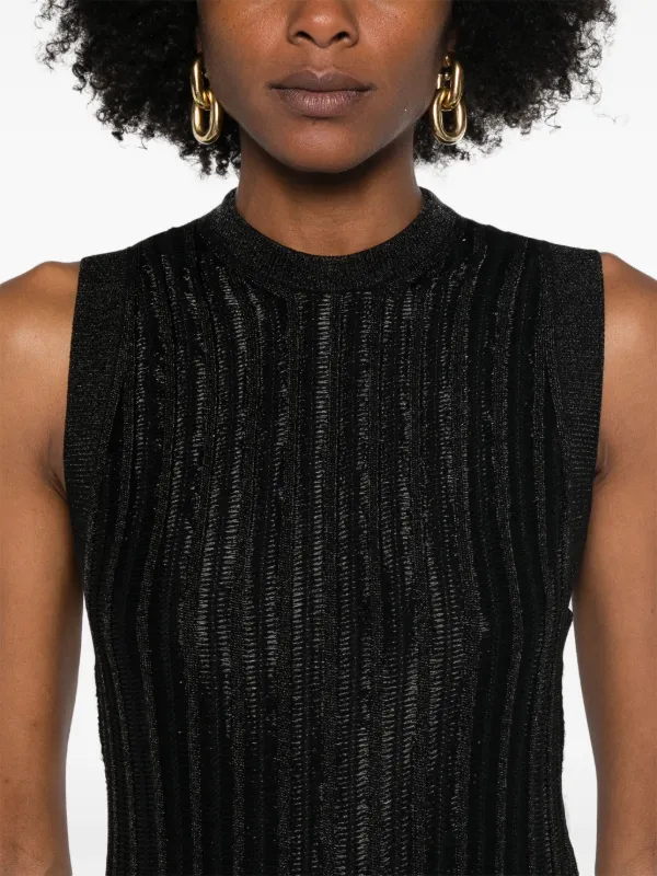 TOM FORD ribbed-knit Maxi Dress | Black | FARFETCH