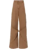 The Attico Long trousers - Brown