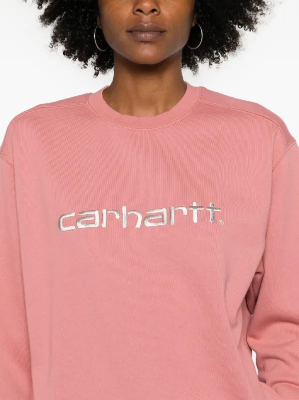 Carhartt WIP ロゴ スウェットシャツ | ピンク | FARFETCH JP