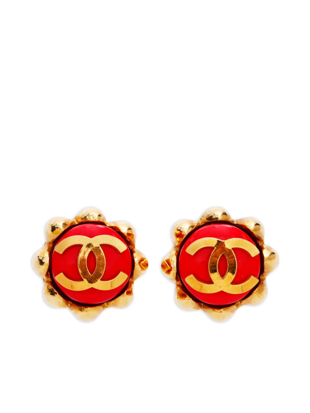 CC clip-on earrings