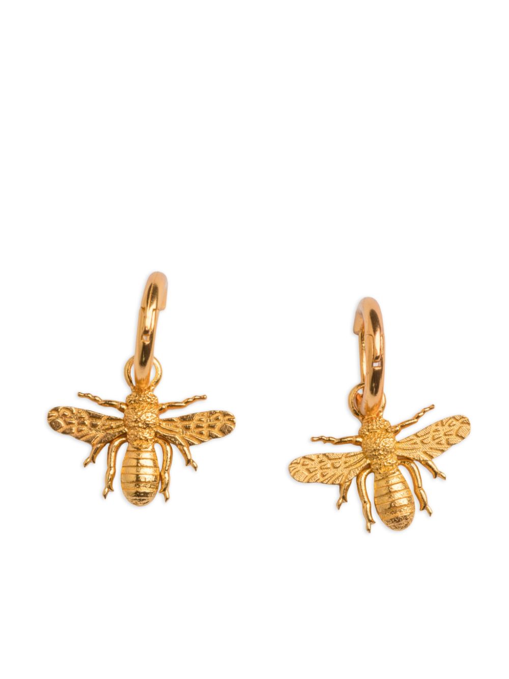 Bee hoop earrings