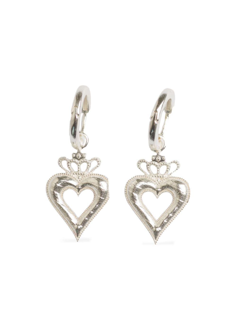 Natia X Lako Heart earrings - Argento