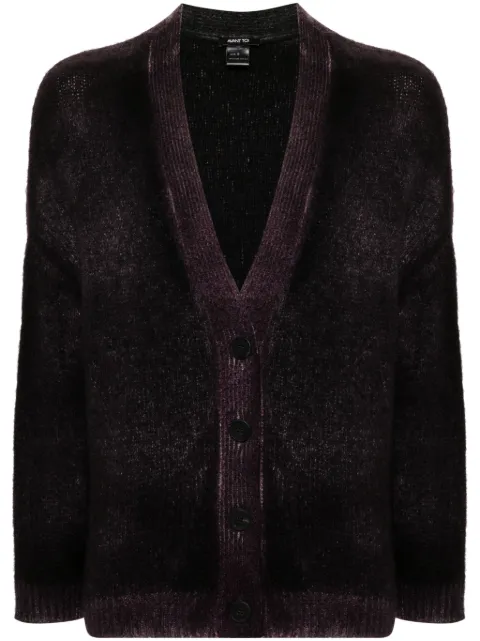 Avant Toi brushed knit cardigan