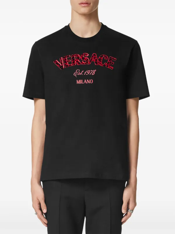 Versace tシャツ メドゥーサ ロゴ Tシャツ ブラック | VERSACE JP