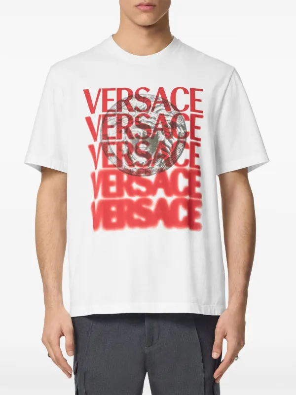 Tシャツ・カットソー VERSACE Logo print T-shirt White 10133021A13401 22759103_52828870_600.jpg