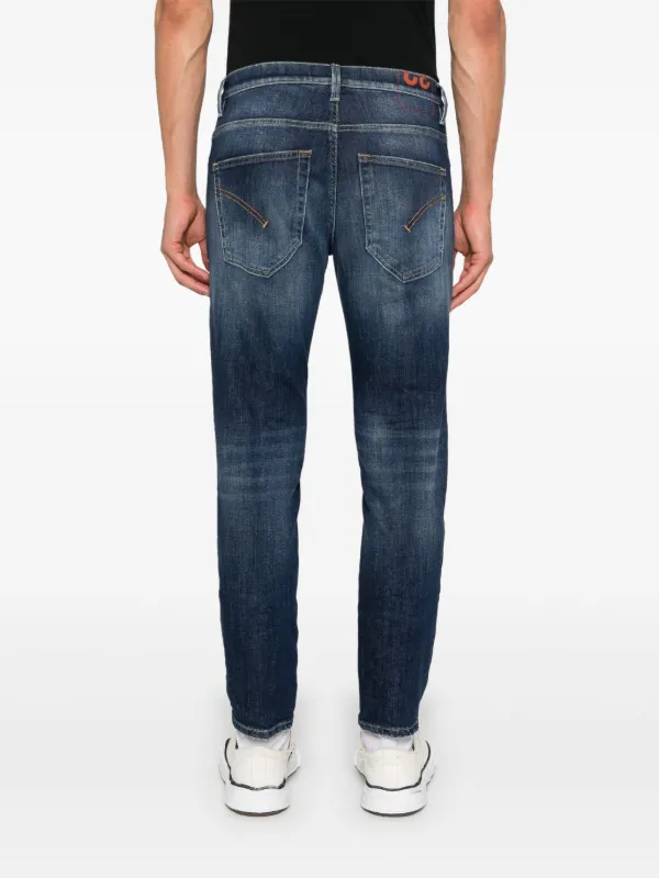 DONDUP distressed-effect Jeans | Blue | FARFETCH RO