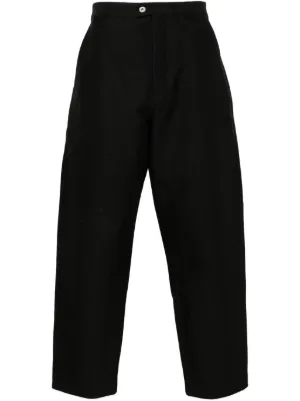 Balmain クロップド サルエルパンツ | ブラック | FARFETCH JP