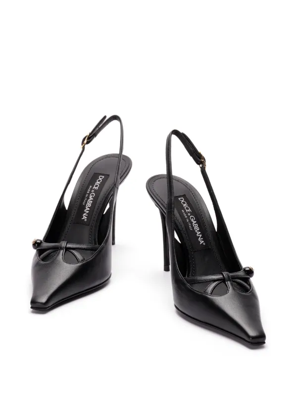 Dolce & Gabbana DNA 90mm スリングバック パンプス | ブラック