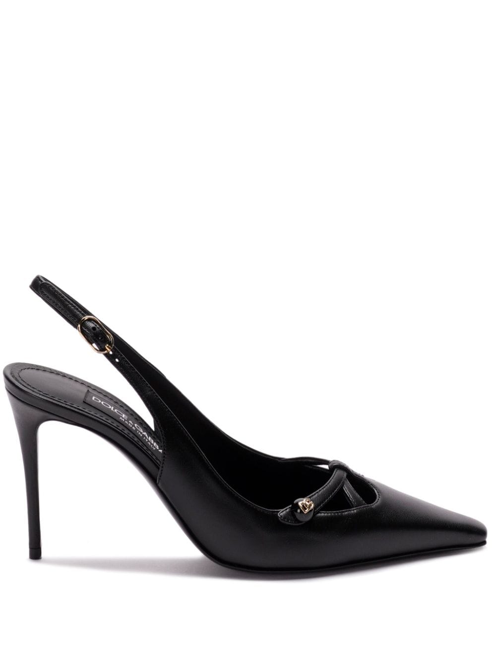 Dolce & Gabbana 90mm slingback pumps Black