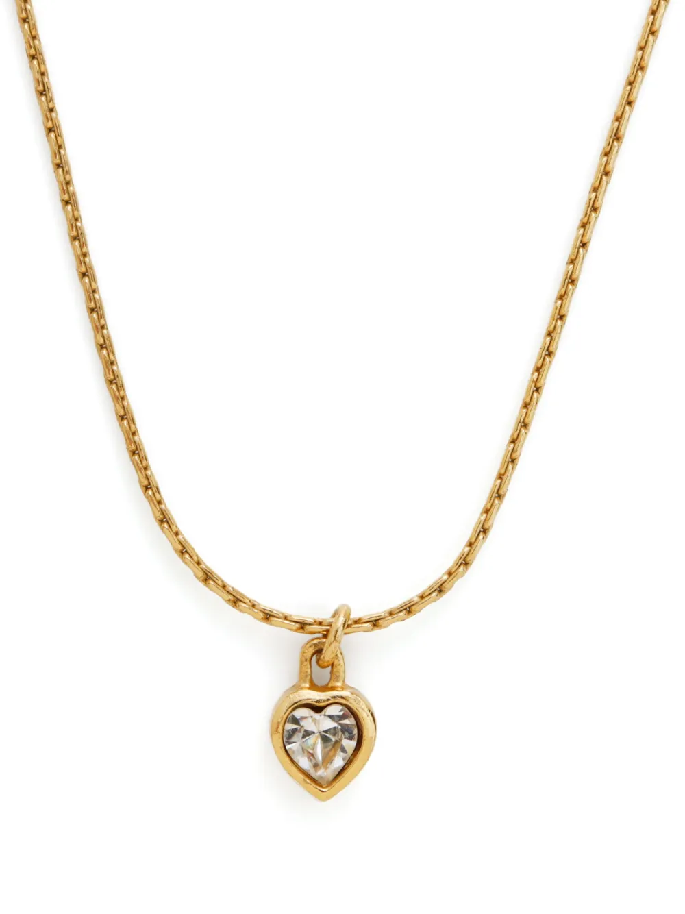 Christian Dior Pre-Owned collar con dije de corazón | Image 2