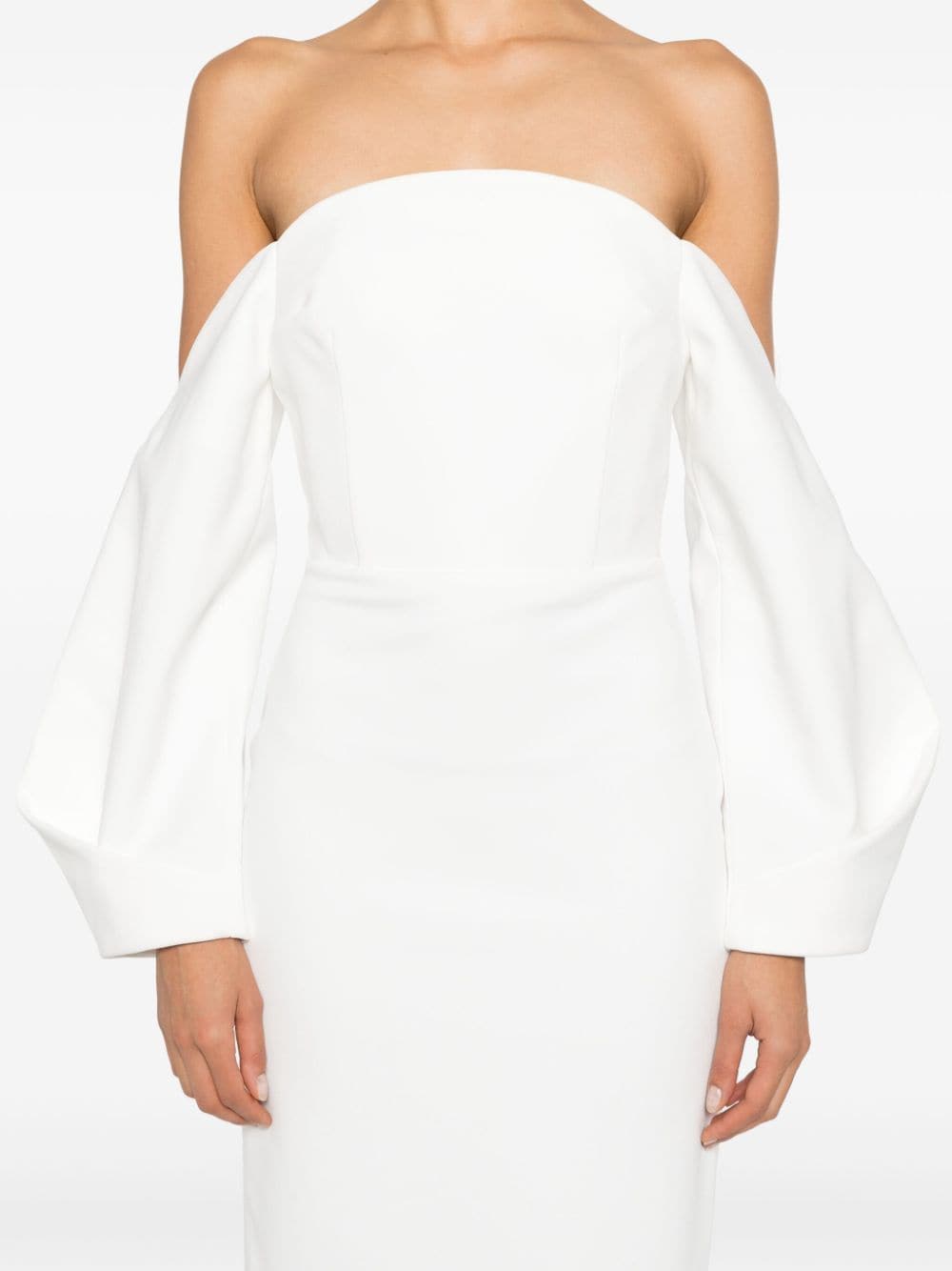 Shop Solace London Lotta Maxi Dress In White