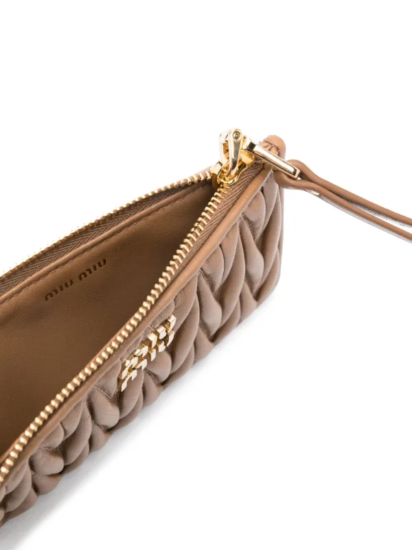 ☆関税込☆MIUMIU★Matelasse Card Holder Marigold★ Miu Miu Matelasse Nappa Leather Card Holder Marigold | eBay