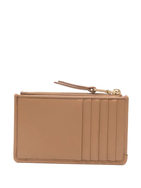 Miu Miu Matelassé Card Holder | Brown | FARFETCH