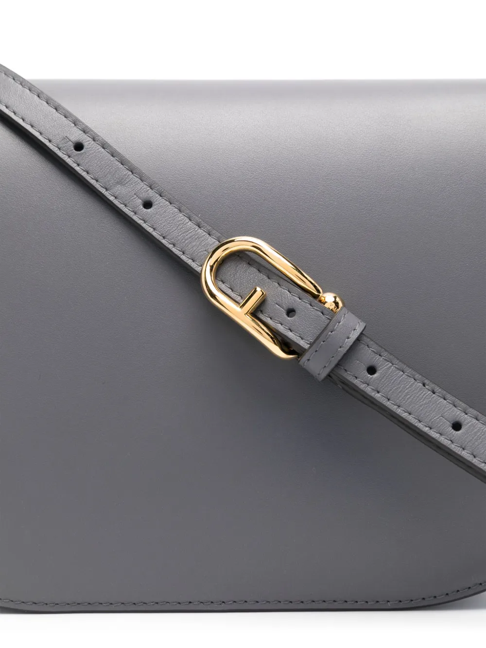 Shop Furla Small Sfera Cross Body Bag In Grey