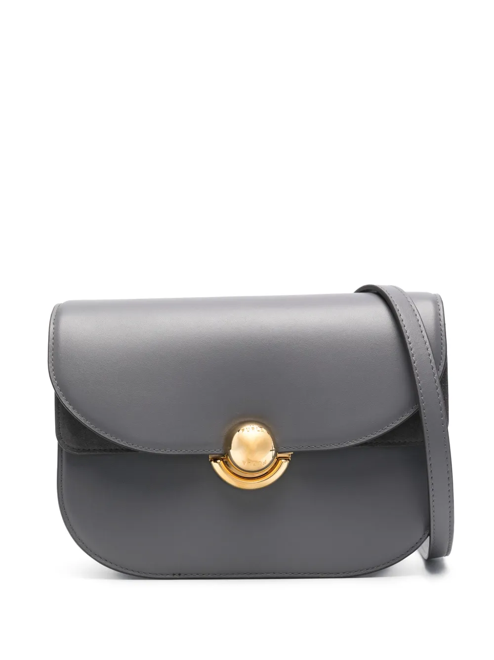 Shop Furla Small Sfera Cross Body Bag In Grey