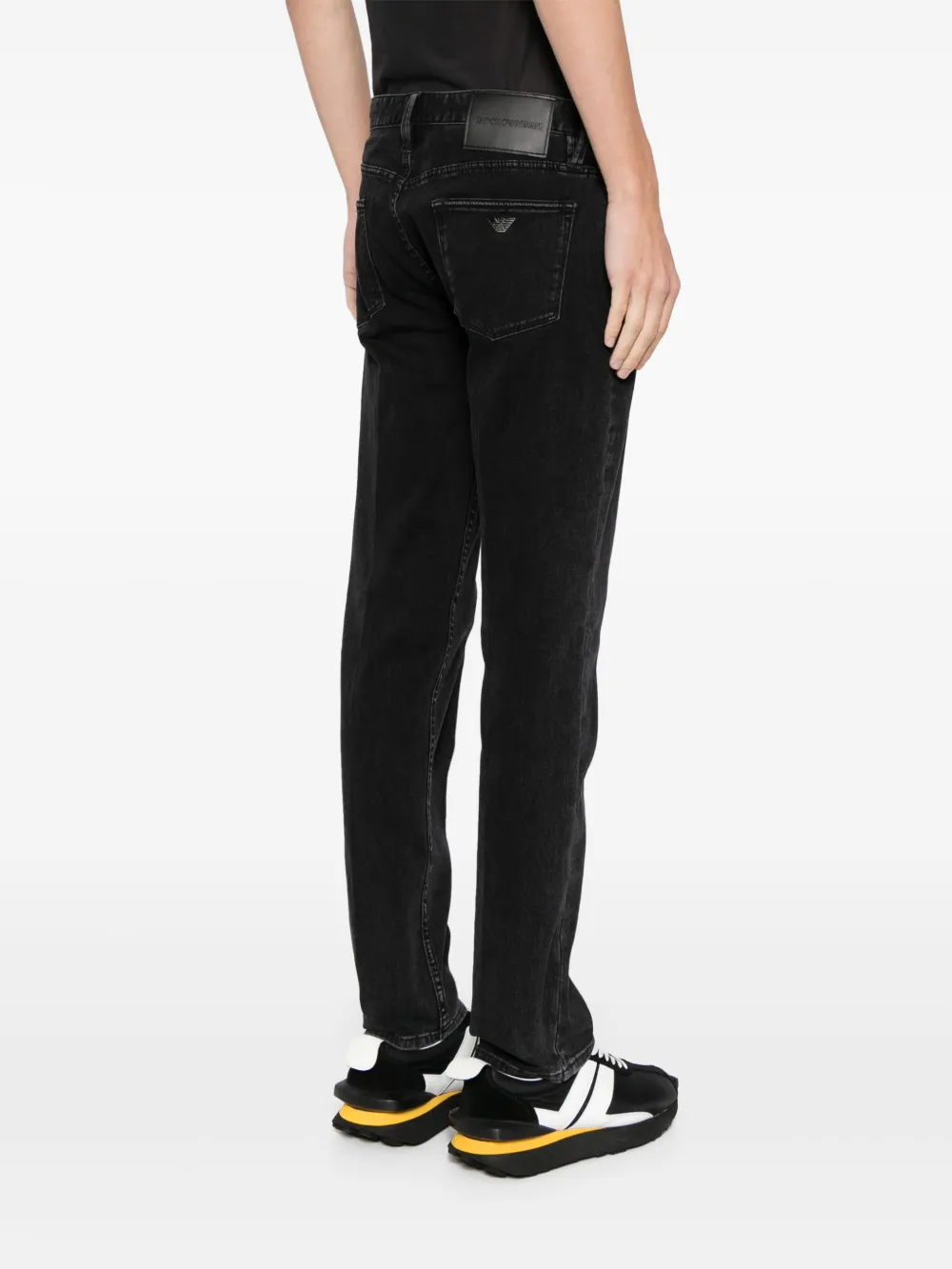 Emporio Armani Straight jeans Zwart