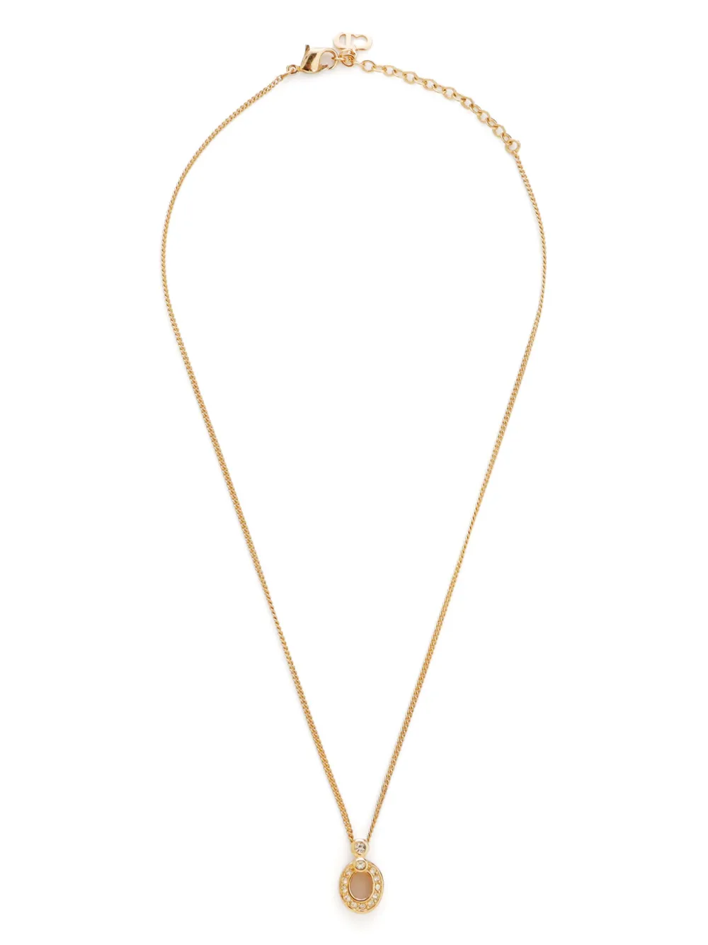 Christian Dior Pre-Owned collar con dije | dorado | Image 1