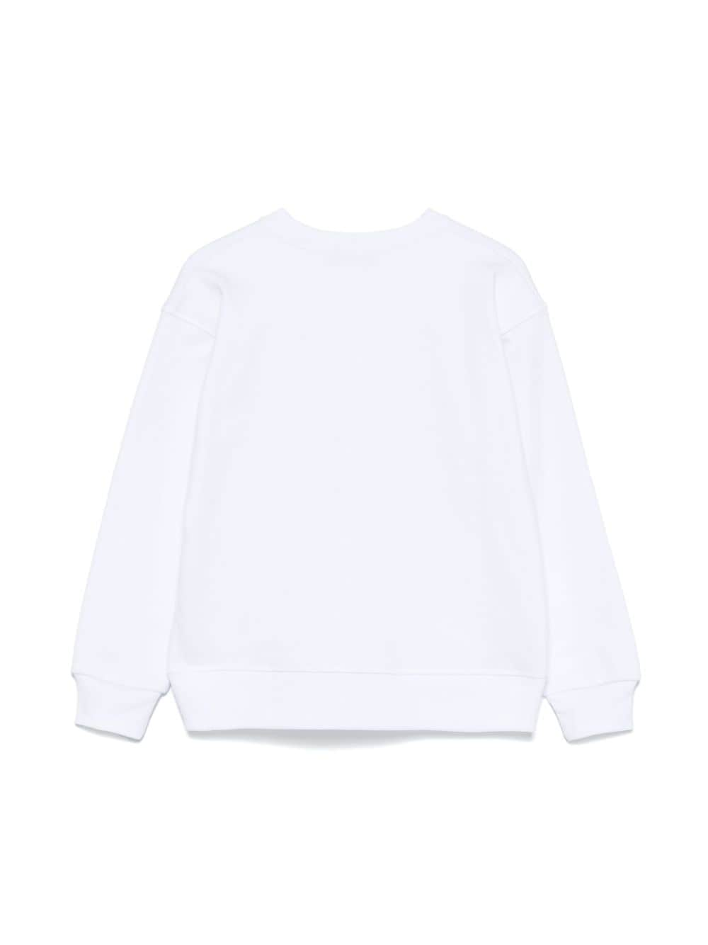 DSQUARED2 KIDS logo-print sweatshirt - Wit