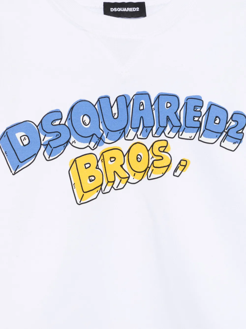 DSQUARED2 KIDS Sweater met logoprint Wit