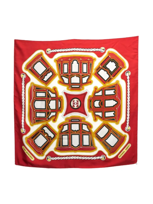 HERMÈS LES BERLINES シルクスカーフ HERMÈS LES BERLINES シルクスカーフ Vintage HERMES silk scarf