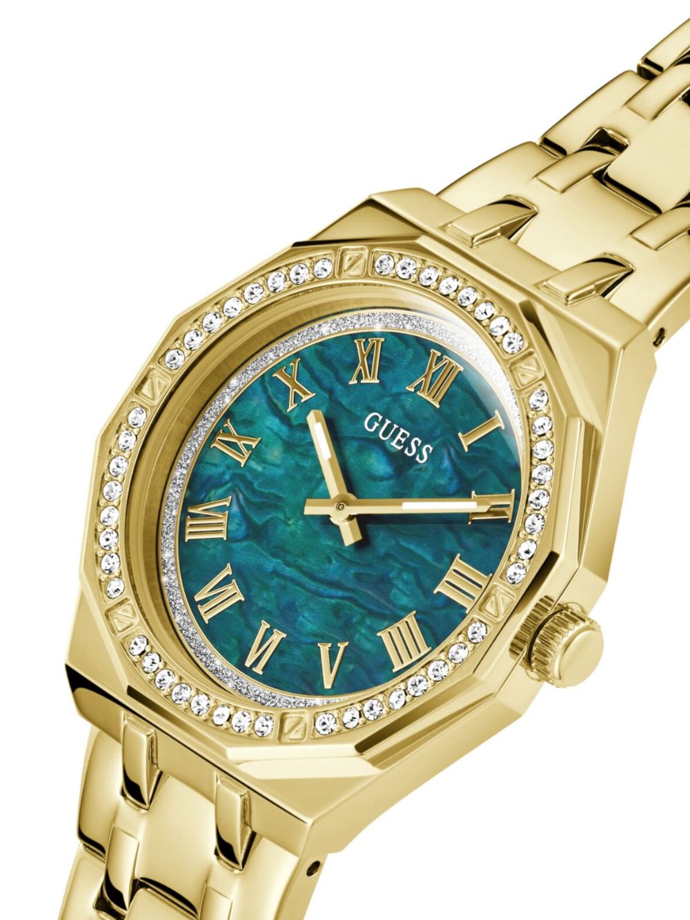 GUESS USA Desire 36 mm horloge - Groen