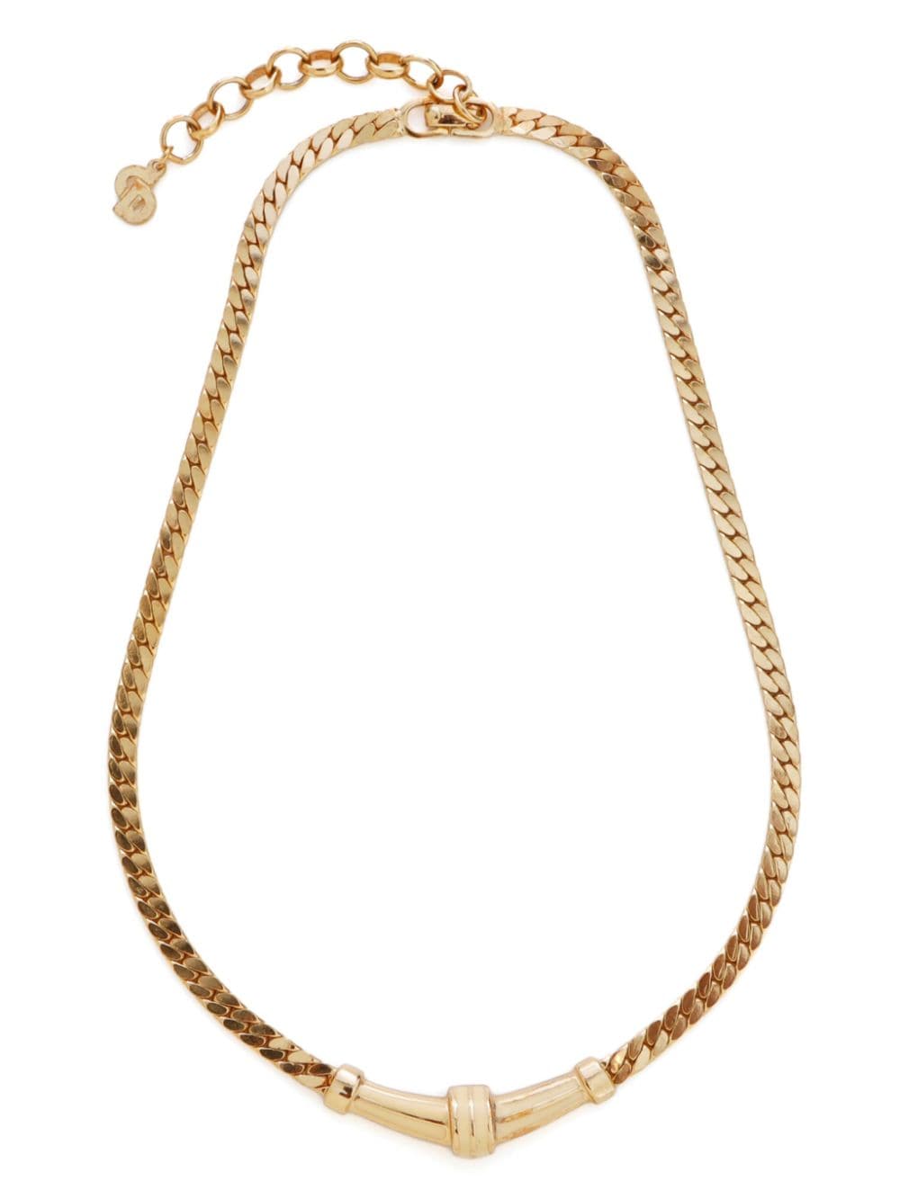 gold-plated chain necklace