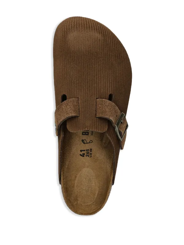 Birkenstock Boston スリッポン | ブラウン | FARFETCH JP