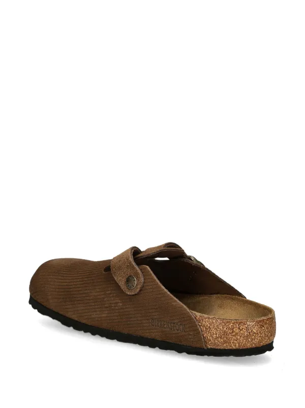 Birkenstock Boston スリッポン | ブラウン | FARFETCH JP
