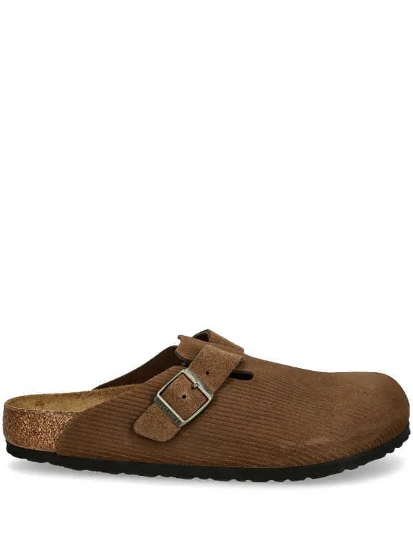 Birkenstock Boston スリッポン | ブラウン | FARFETCH JP